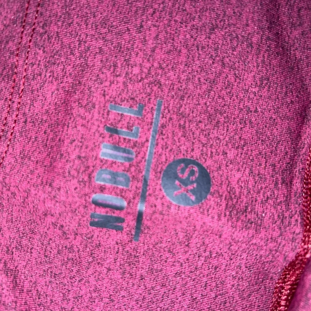 NOBULL Burgundy Leggings XS NWT - Picture 6 of 6